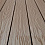Террасная доска Террапол Смарт 3D Полнотелая без паза 3000 или 2000х130х24 мм, цвет Тик Киото