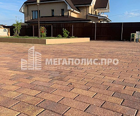 Брусчатка Выбор Прямоугольник Листопад 2.П.8 80 мм. Осень