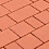Тротуарная плитка Старый Город 60 мм Оранжевый