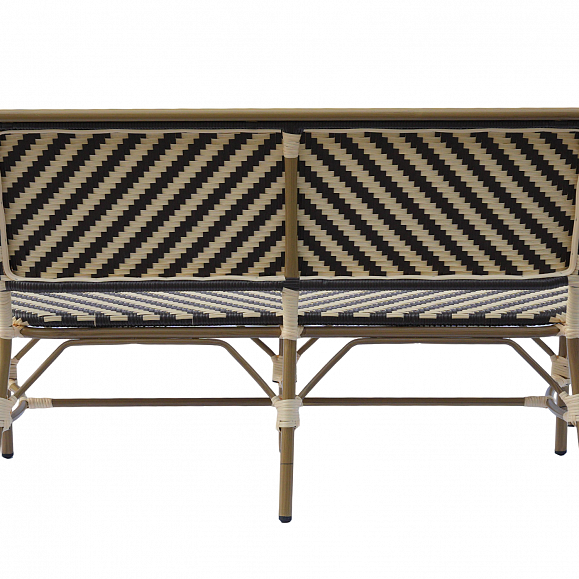 Кабри диван двухместный из искусственного ротанга, цвет бежево-коричневый фото 4