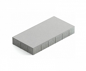 Тротуарная плитка 342 механический завод Плита 600х300х80 мм, светло-серый