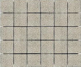 Тротуарная плитка Braer ЛУВР Квадрат 200х200х60 мм Гранит Белый