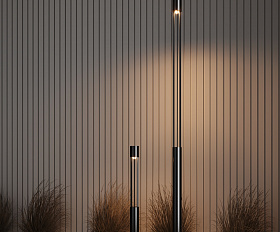 Садово-парковый светильник Mill Maytoni O427FL-L30GF3K цвет Графит