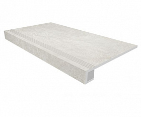 Комплект Керамогранитная ступень Estima SR00 33x120 см с бортиком + Подступенок 14,5х120 см