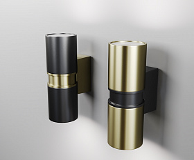 Настенный светильник (бра) Bowery Maytoni O582WL-02BS цвет Латунь