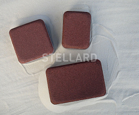 Тротуарная плитка Stellard Старый город 60 мм Бордовый