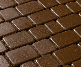 Тротуарная плитка 342 механический завод Классика 60 мм Коричневый