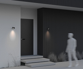 Настенный светильник (бра) Wall Street Maytoni O010WL-01B цвет Черный