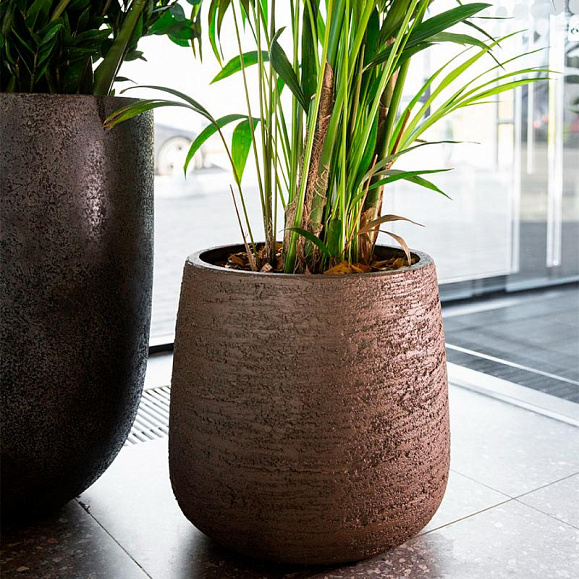 Кашпо Concretika Боул D52 H29 Erosia фото 4