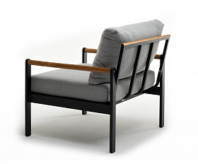 Кресло из алюминия MAYA темный графит Joygarden