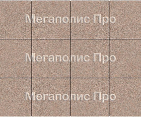 Тротуарная плитка Фабрика Готика Квадрат 300х300х60 мм Сильвер 1