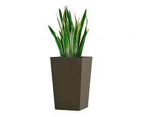 Кашпо Concretika Коник 40x40x70 Олива 310 256