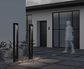 Садово-парковый светильник Bonn Maytoni O425FL-L20GF цвет Графит