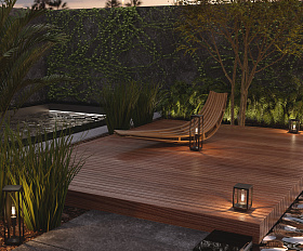 Ландшафтный светильник Cell Maytoni O452FL-01GF1 цвет Графит