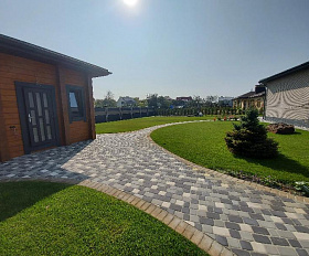 Тротуарная плитка Инсбрук Альт 40 мм Белый