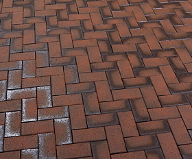 Тротуарная клинкерная брусчатка Feldhaus Klinker 408 gala nero 200*100*45мм