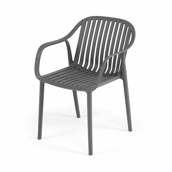 Мохито стул пластиковый, цвет темно-серый фото 1