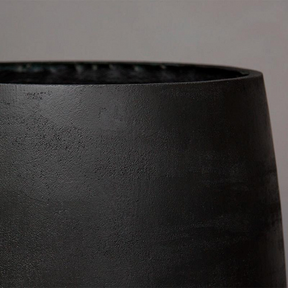 Кашпо Concretika Bansai D79 H30 Антрацит фото 2