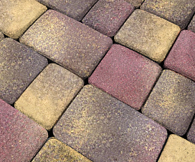 Тротуарная плитка Нобетек Новая Классика 1НКЛ5Ф Колормикс №9 Закат