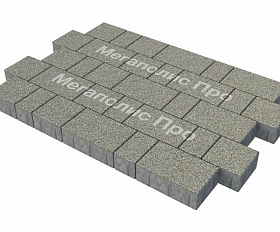 Тротуарная плитка Фабрика Готика Новый Город 40 мм Сильвер 10