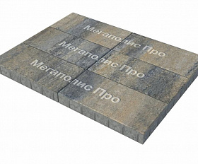 Тротуарная плитка Выбор Прямоугольник Б.5.П.8 600х300х80 мм Искусственный камень Базальт