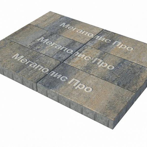 Тротуарная плитка Выбор Прямоугольник Б.5.П.8 600х300х80 мм Искусственный камень Базальт фото 3