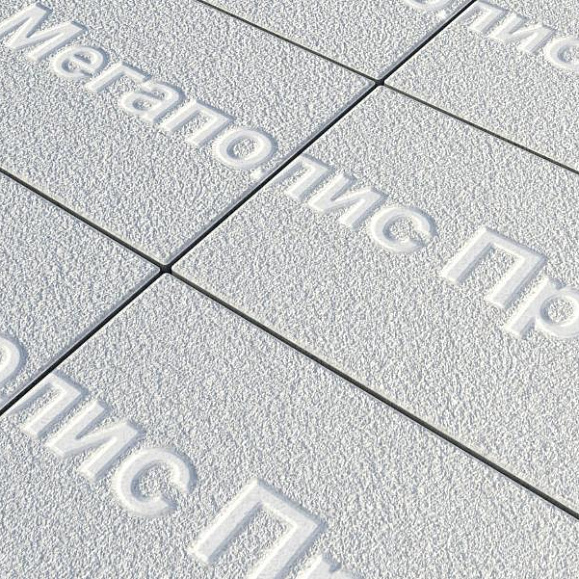 Тротуарная плитка Выбор Прямоугольник Б.5.П.10 600х300х100 мм Белый Гранит фото 2