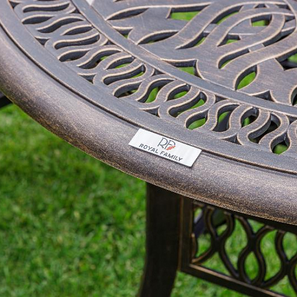 Обеденный комплект Wilhelm Royal Family из алюминия на 4 персоны фото 10