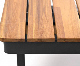 Кофейный стол из алюминия TOPA прямоугольный Joygarden