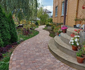 Тротуарная плитка Artstein Инсбрук Альт 60 мм Color Mix Берилл