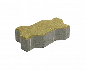 Тротуарная плитка 342 механический завод Волна 240х130х80 мм, оливковый