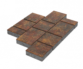 Тротуарная плитка Stellard Мозаика 60 мм Закат