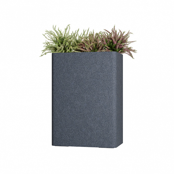 Кашпо TERRAFAKTURA Флора 55x35xH77 Базальт фото 1