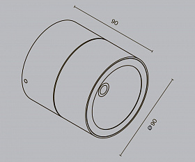Потолочный светильник Spin Maytoni O310CL-L7W3K цвет Белый