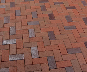 Тротуарная клинкерная брусчатка Feldhaus Klinker 405 gala alea 200*100*45мм