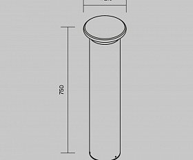 Ландшафтный светильник Grip Maytoni O460FL-L10GF3K1 цвет Графит