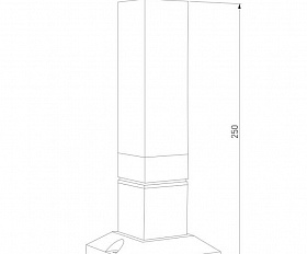 Уличный светильник Elektrostandard IP54 1536 TECHNO LED черный