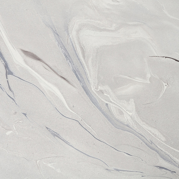 Женева интерьерный стол из HPL шестиугольный, D50, H35, цвет мрамор пепел, каркас из стали белый муар фото 5