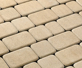 Тротуарная плитка 342 механический завод Классика 60 мм Белый