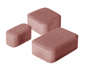 Тротуарная плитка Нобетек Новая Классика 1нКЛ5ф Красная