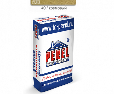 Цветная кладочная смесь Perel SL с водопоглощением от 5 до 12% 0040 Кремовый
