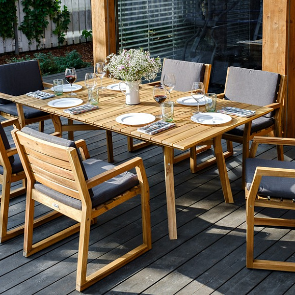 Обеденная группа из акации MODENA на 6 персон Joygarden фото 1