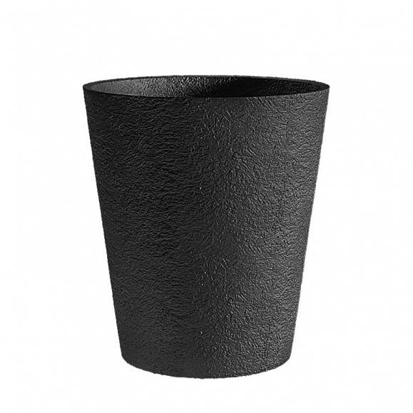 Кашпо Concretika Кратер D60 H50 Black Max фото 1