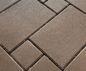 Тротуарная плитка Koldiz Колдиз 4 60 мм Моно Коричневый