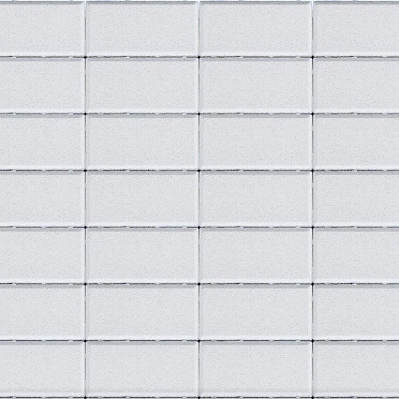 Брусчатка Прямоугольник 100х200х60 мм - Braer белый фото 1