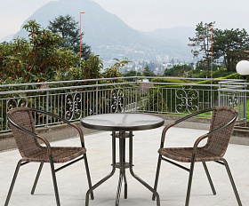 Комплект мебели Асоль-7 TLH-037B/TLH-060 brown-2pcs