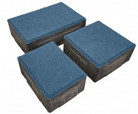 Тротуарная плитка Лидер 40 Старый Город 60 мм Синий