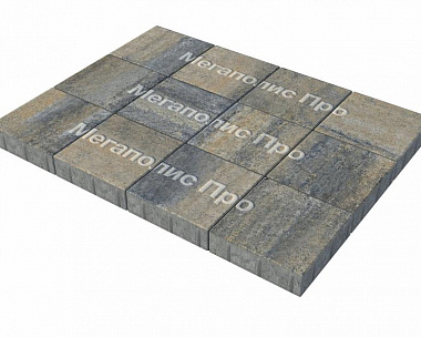 Тротуарные плиты Выбор Квадрат  Б.1.К.6 300х300х60 мм Искусственный камень Базальт