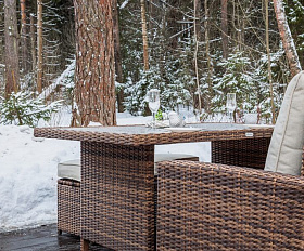 Комплект мебели Zorro Royal Family из искусственного ротанга, цвет коричневый