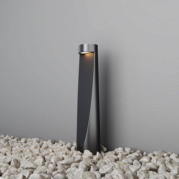 Ландшафтный светильник Konus Maytoni O463FL-L7GF3K цвет Графит фото 1